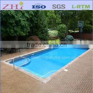 Custom One Piece Rectangle Fiberglass Pool(L8.0MxW3.9MxH1.35M) thumbnail-3