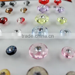 Gradient Color Rhinestone Button Plastic Button thumbnail-1