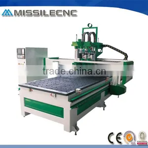 China Cabinet 1325 Woodworking Cnc Router With Boring Units thumbnail-2