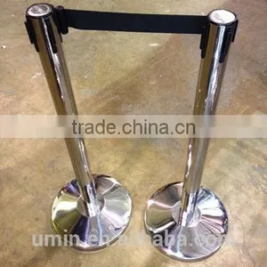 Stainless Steel Retractable Belt for Queue Manage thumbnail-3