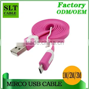 SLT Wholesale 1M 2M 3M Colorful Micro Usb Charger Awm 2725 Cable Quality Choice thumbnail-3