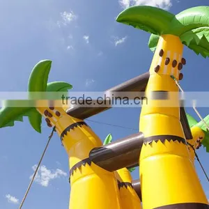 New Design Inflatable Climbing Wall,inflatable Climb Tower Palm Tree Climbing for Fun thumbnail-3