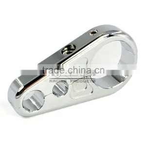 BJ-CC-002 1 Inch Chrome Dual Throttle Clutch Cable Clamp Handlebar For Harley Davidson thumbnail-5