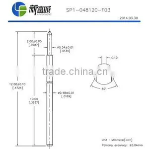 High Pressure Float Ball Electronic Testing Probes Sf-pa100- h Contact Pogopin thumbnail-4