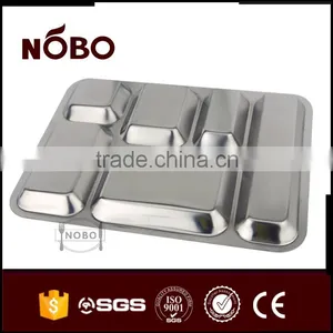 Stainless Steel Food Tray With Rectangle Shape thumbnail-2