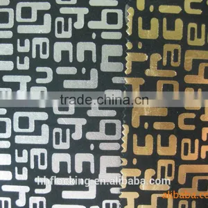 Knitted Bronzing Flock Fabric for Upholstery thumbnail-3