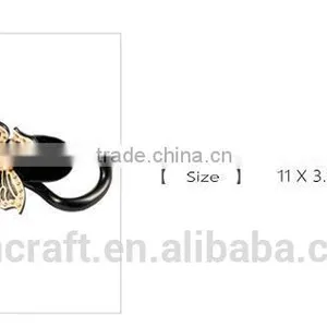 Latest Fashion Jewelry Hair Band Clasp Crystal Black Butterfly Hair Jewelry thumbnail-4