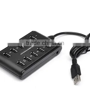 High Speed Computer 10 Port Usb 2.0 Hub thumbnail-2