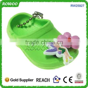 Promotional Custom Slipper Shape Acrylic Photo Keychain thumbnail-1