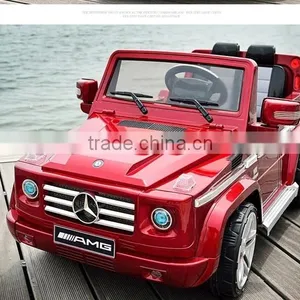 Licenced Twin Seats Ride On Car Mercedes Benz G55 With Music thumbnail-2