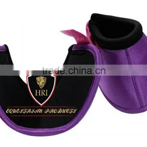 No Turn Neoprene Horse Bell Boots/ Neoprene Horse Over Reach Boots / Neoprene Colors Bell Boots thumbnail-1