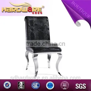 Made in China Comfortable Crocodile Leather Rococo Style White Dining Chair Quality Choice thumbnail-2