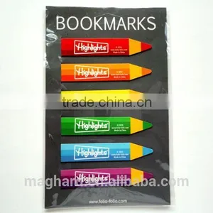 China Manufacturer Wholesale Custom Folding Magnet Bookmark , Neccessary Stationery for Students thumbnail-3