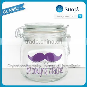 2014 China Container Home Glass Bottle Food Storage Glass Bottle Wholesale thumbnail-1