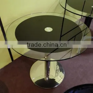 Tempered Glass Coffee Table,,round Coffee Table,dining Table BC080 thumbnail-6