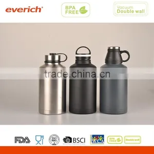 64OZ 18/8 Stainless Steel Beer Growler FDA Passed thumbnail-1