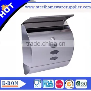 High Quality Stainless Steel Letter Box Mailbox With the Clear Window thumbnail-2