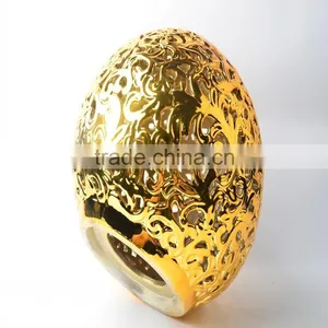 Ceramic Ball Candle Holder for Christmas Decor thumbnail-3