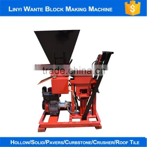 New Design Hot Sale WT1-25 Soil Clay Interlocking Bricks Block Making Machine Production Line thumbnail-1