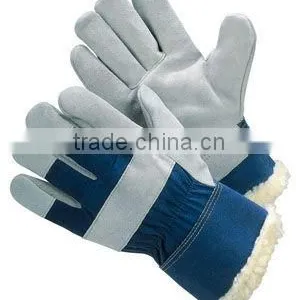JS102CB Cow Split Leather Safety Winter Glove thumbnail-1
