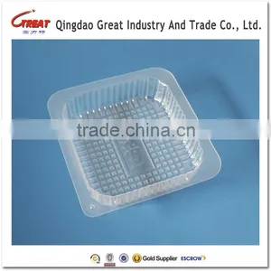 PP White Material Plastic Food Tray thumbnail-1