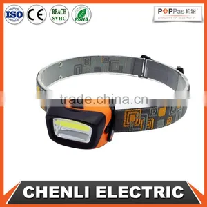 POPPAS T11 AAA Operated 3W COB Headlamp Outdoor Waterproof Running Camping Walking Reading Headlight thumbnail-1