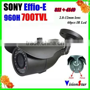 CCTV Control 60Pcs IR Leds Camera Sony Effio-E OSD Menu 2.8-12mm Varifocal Lens 700TVL Security Camera Outdoor Using thumbnail-1
