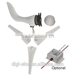 Horizontal Axis Small DIY Off-grid System 400W/12V Wind Turbine Generator thumbnail-2