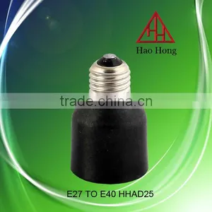 HAOHONG Black Plastic E27 to E27 Lengthen thumbnail-1