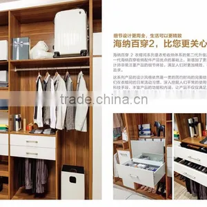 Bedroom Wall Wardrobe Design Customized Closet thumbnail-3