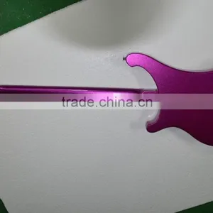 4 String Electric Bass Guitar Ricken for Backer Bass Guitar Set-in Neck Metallic Color Can Custom thumbnail-3