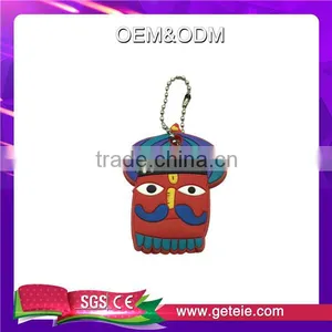 Customized Cartoon Rubber Keychain thumbnail-2
