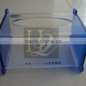 Acrylic Material Made in China Acrylic Rectangle Sanitizing Wipes Tissue Box thumbnail-1