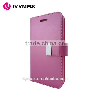 2016 Trending Products Rich Diary Wallet Case Premium Soft Synthetic Leather Case With ID Credit Card Slots for Iphone 6 thumbnail-1