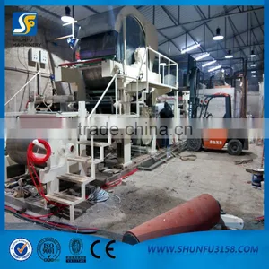 787mm-2100mm Small Type Tissue Paper Machine,waste Paper Pulp thumbnail-1