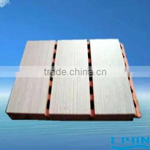Wooden Grooved Acoustic Panel Soundproofing Board For Restaurant thumbnail-1