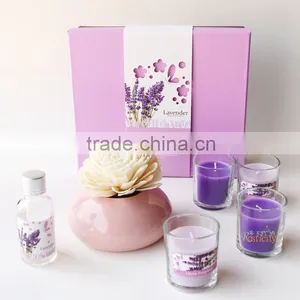 Promotional Gift Set With Incense Sticks Scented Candles and Ceramic Holder thumbnail-6