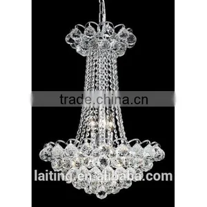 Silver Decorative Hanging Crystal Pendant Lamp From Zhongshan thumbnail-3