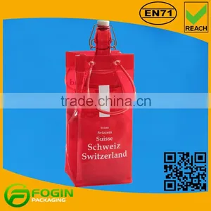 High Quality PVC Wine Chiller Bag Ice Bag thumbnail-1