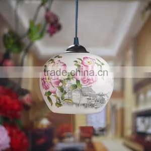 Jingdezhen Pastel Ceiling Pendant Light Designer Restaurant Lighting thumbnail-2