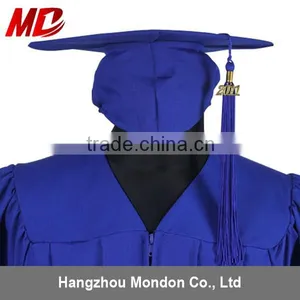 Graduation Cap With Tassel Matte Royal Blue thumbnail-1