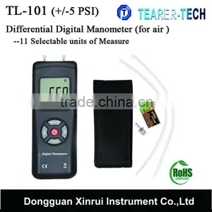 TL-100 Large LCD + / -2PSI Digital Manometer Air Pressure Meter Gauge With Factory Price thumbnail-1