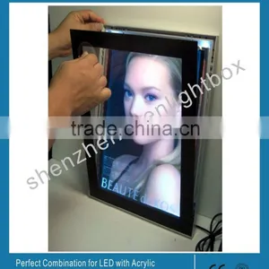 18mm LED Light Box Backlit Magnetic Light Box Advertising LED Light Frame thumbnail-1