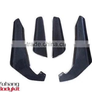 For Skylline R34 GTR OEM Carbon Fiber Front Bumper Canard 4pcs thumbnail-1