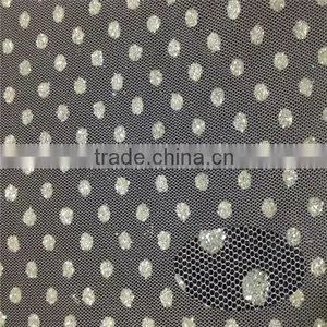 Silver Tulle Glitter Mesh Fabric for Ballet Stage Dress thumbnail-1