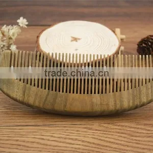 Hot Selling OEM Logo Cheap Wooden Hair Beard Comb thumbnail-5