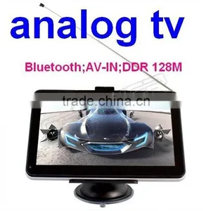 Hot Selling 7 '' Car TV GPS Navigation 3D Map Car Bluetooth AV-IN Radio 7 Inch Gps Car Tracker thumbnail-1