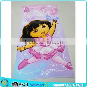 100% Natural Cotton Environmental Cartoon Garfield Print Kids Sports Towel thumbnail-6