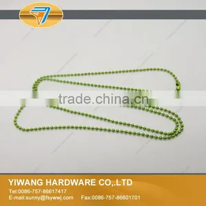 Fashion Iron Necklace Ball Chain With Metal Connector thumbnail-2