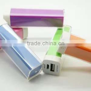 Lipstick Shape 2600mah Mobile Power Bank, Mini Portable Charger thumbnail-1